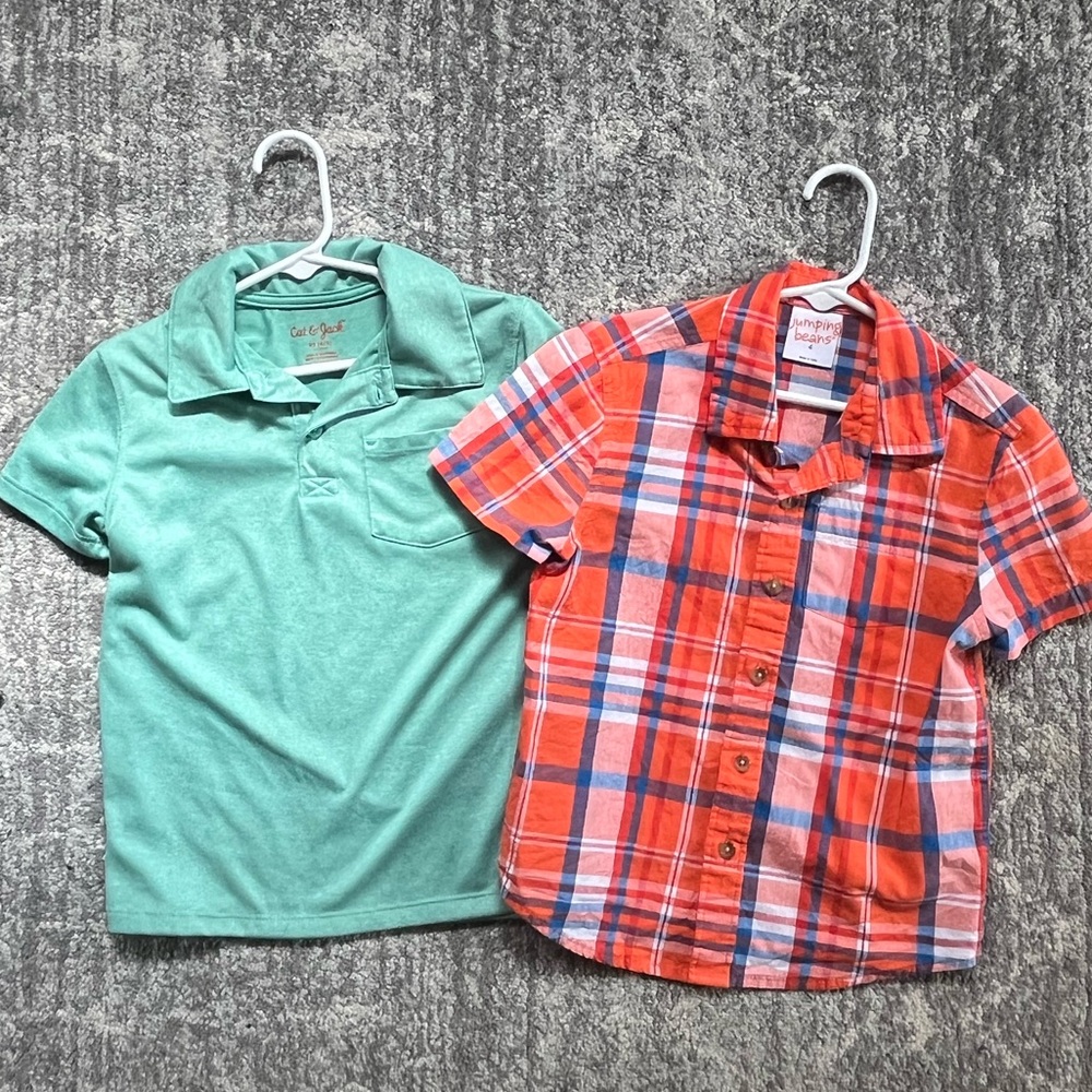 🌷Spring Bundle set of 2 !! boys shirts EUC